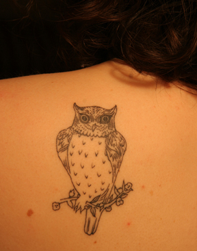 my owl tattoo